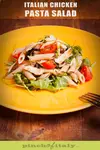No doubt That In Summer You'll Prefer a Cold Tasty Italian Style of Chicken Pasta Salad Just Like This One...