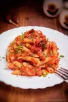 Penne All'Arrabbiata Angry Penne Because The Sauce is Spicy Hot With Chili Pepper Friends Gathering Recipe...
