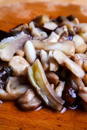Minced Mushrooms... mushrooms