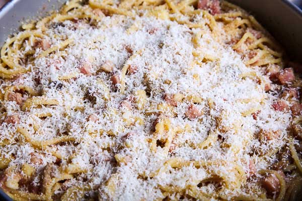 Cover with Parmigiano Cheese... grated parmigiano