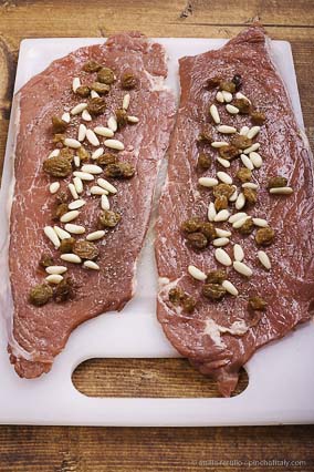 Add pine nuts & raisins