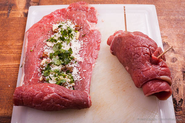 Roll-up and close with 2 toothpicks...