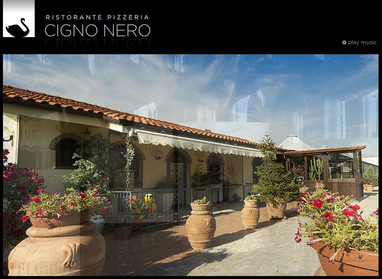 Memorable Valentine's Day At The Black Swan (Cigno Nero) Italian Restaurant In Italy