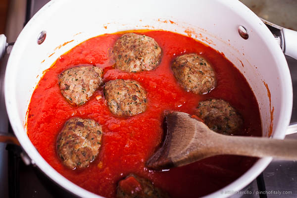Tomato Sauce With Meatballs
