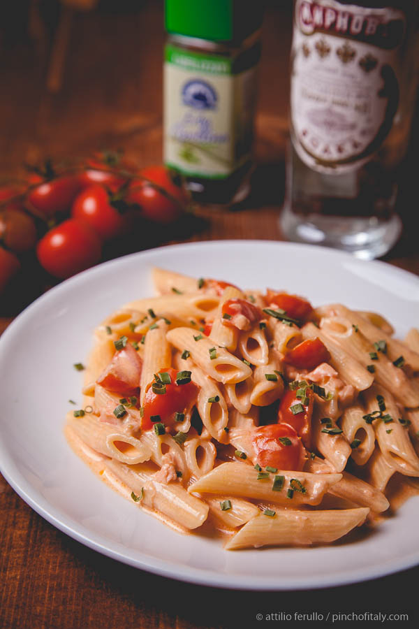 Penne with Vodka Sauce