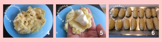 Potato Croquettes Steps 4-5-6 Potato Croquettes Steps 4-5-6