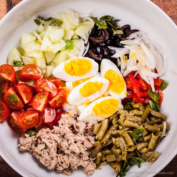 Take a pasta bowl and add all the ingredients inside... Pasta Bowel