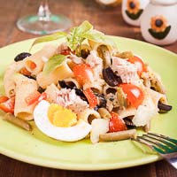 Tuna & Eggs Pasta Salad Final Dish